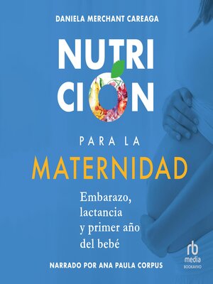 cover image of Nutrición para la maternidad (Nutrition for Maternity)